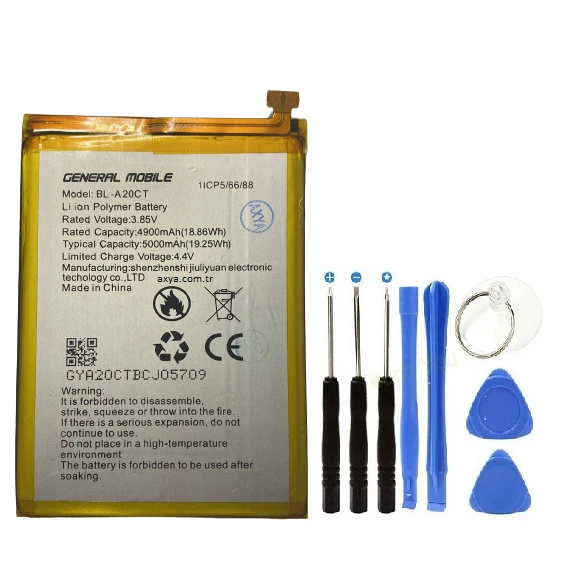 General Mobile GM21 Pro Pil Batarya BL-A20CT 5000 mAh+Tamir Set ürün görseli 1
