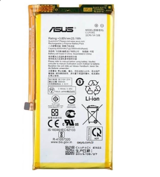 Asus ROG Phone 2 Pil Bataraya ZS660KL C11P1901 5800 mAh ürün görseli 1