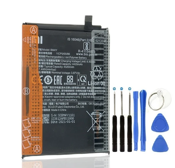 Xiaomi Poco F3 Pil Batarya BM4Y ve Tamir Seti ürün görseli 1