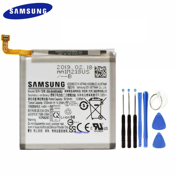 Samsung A90 Pil Batarya Eb-Ba905Abu ve Tamir Seti 3700 Mah ürün görseli 1