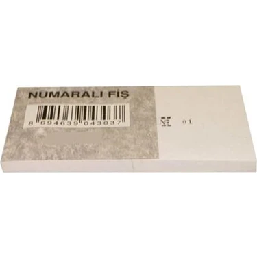 Dilman Numaralı Fiş Küçük 4302-36-PKT ürün görseli 1