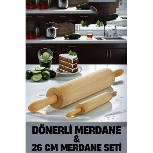 ModaCar Kendinden Dönerli Merdane 2 li SET Fabelle Design ürün görseli 1