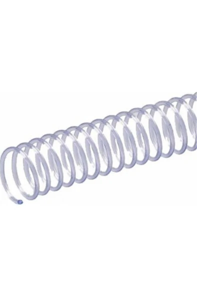 Kayreb Spiral Plastik Helezon 100 LÜ 38 MM Şeffaf 50 Lİ ürün görseli 1