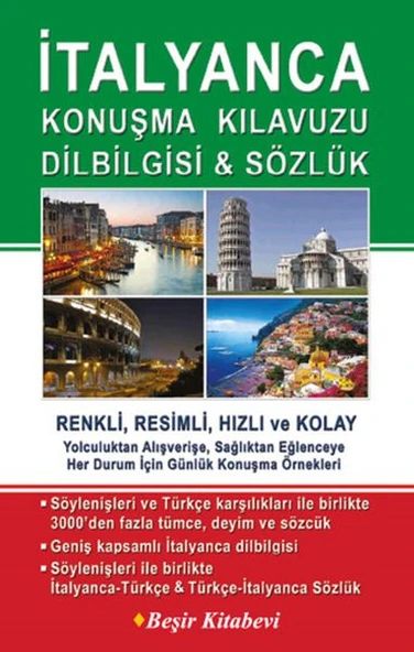 İtalyanca Konuşma Kılavuzu Dilbilgisi - Sözlük ürün görseli 1
