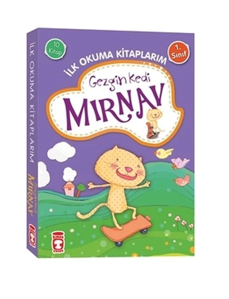 Gezgin Kedi Mırnav - İlk Okuma Kitaplarım Set (10 Kitap Takım) ürün görseli 1