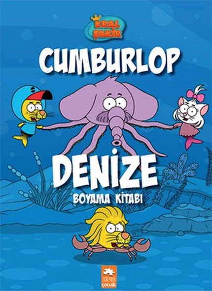 Kral Şakir Cumburlop Denize Boyama Kitabı ürün görseli 1
