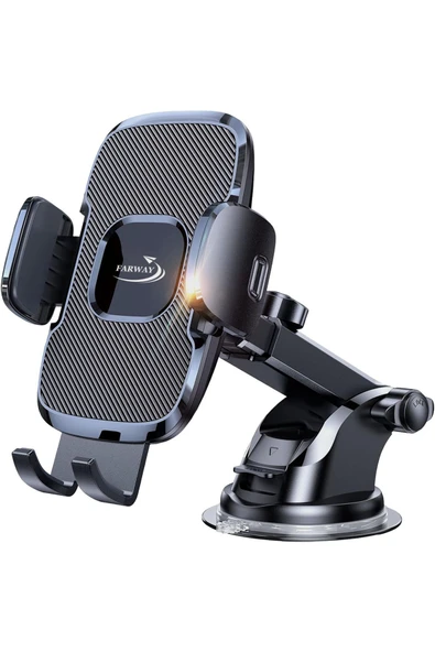Farway Araç İçi Vantuzlu Premium Telefon Tutucu Cam ve Torpido İçin ürün görseli 1