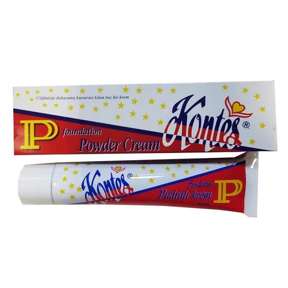 Kontes Krem 45 Ml Fondoten Pudralı Beyazlatıcı ürün görseli 1