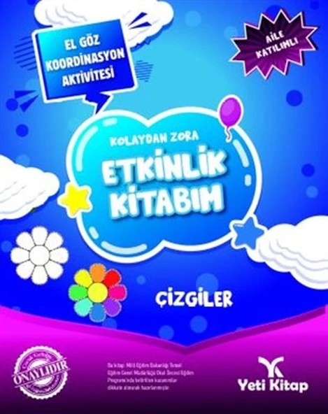 Kolaydan Zora Etkinlik Kitabım - Çizgiler - Resim 3