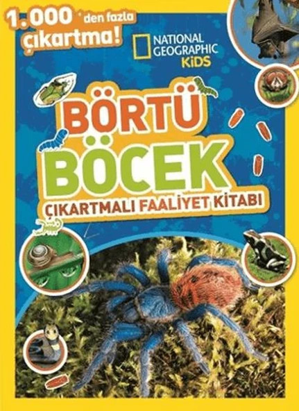 National Geographic Kids Börtü Böcek Çıkartmalı Faaliyet Kitabı ürün görseli 1