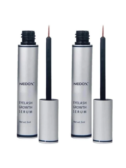 NEDOX 2 Adet Kaş Ve Kirpik Uzatıcı, Onarıcı, Besleyici Ve Güçlendirici Bakım Serum Garantili 5 ml ürün görseli 1