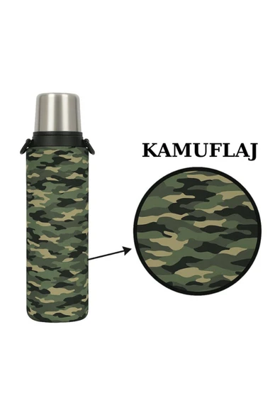 Klasik 1.9 Lt. ile Uyumlu Omuz Askılı Termos Kılıfı ürün görseli 1