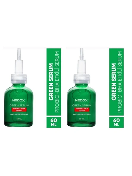 NEDOX 2 Adet Probio-bha Leke Karşıtı Green Serum 60ml ürün görseli 1