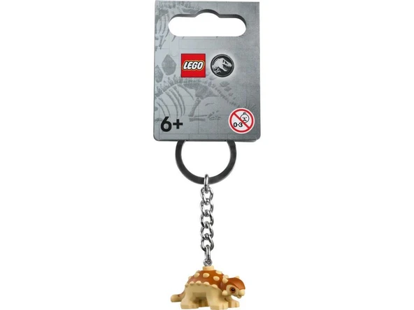 LEGO Jurassic World 854316 Baby Ankylosaurus Key Chain ürün görseli 1