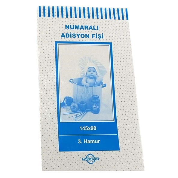 Altınyıldız Adisyon Fişi 3.Hamur - Resim 2