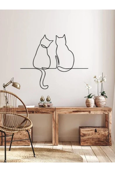Ahm Kedi Metal Tablo ürün görseli 1