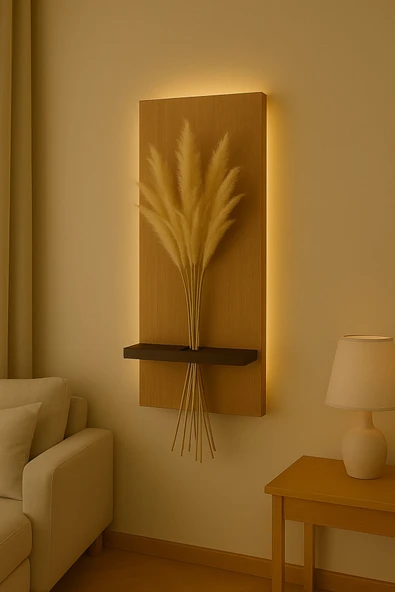 AhmDesignn Rüya Bahçesi - LED Aydınlatmalı Duvar Dekoru ürün görseli 1
