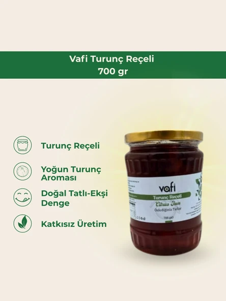 Vafi Turunç Reçeli 700 gr MG 1 ADET - Resim 2