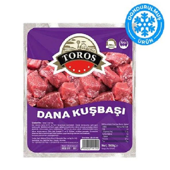 Akdeniz Toros Dana Kuşbaşı 500 gr ürün görseli 1