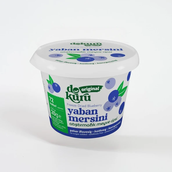 Dokuru Dondurularak Kurutulmuş Yaban Mersini 20 gr 1 ADET ürün görseli 1