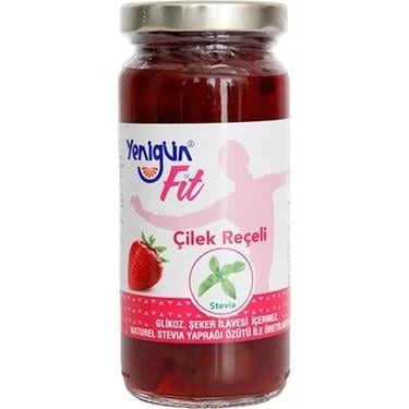 Yenigün Stevialı Fit Çilek Reçeli 280 gr 1 ADET ürün görseli 1