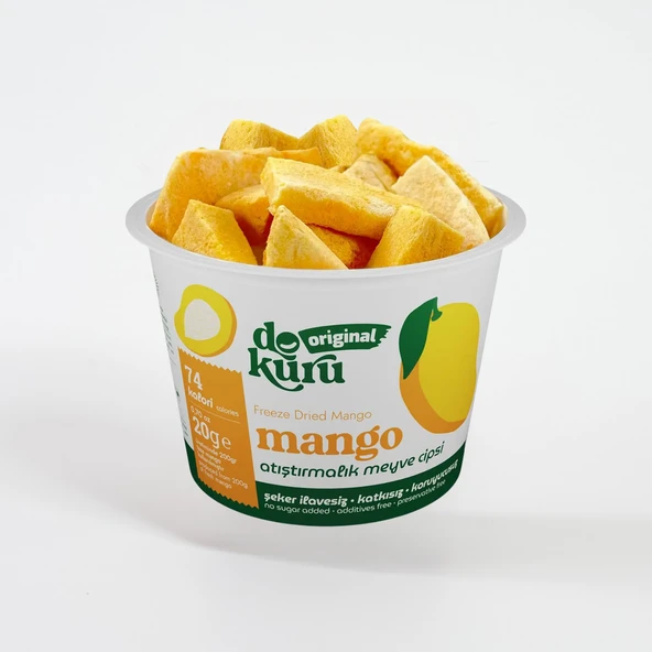 Dokuru Dondurularak Kurutulmuş Mango 20 gr 1 ADET ürün görseli 1