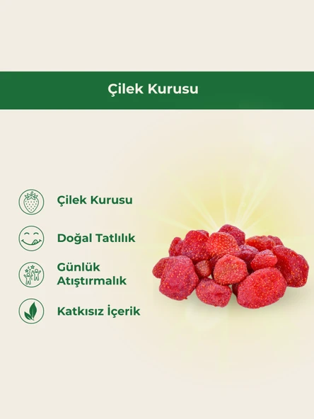 Çilek Kurusu 1 KİLOGRAM - Resim 2