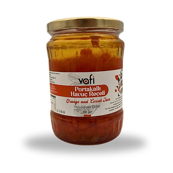 Vafi Portakallı Havuç Reçeli 700 gr 1 ADET ürün görseli 1