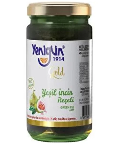 Yenigün Şekersiz Yeşil İncir Reçeli 290 gr 1 ADET ürün görseli 1
