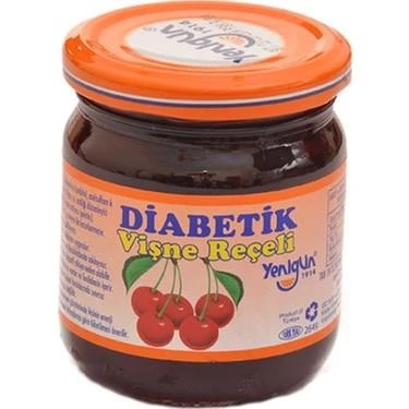 Yenigün Diyabetik Vişne Reçeli 230 gr 1 ADET ürün görseli 1