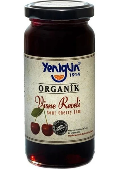 Yenigün Organik Vişne Reçeli 290 gr 1 ADET ürün görseli 1