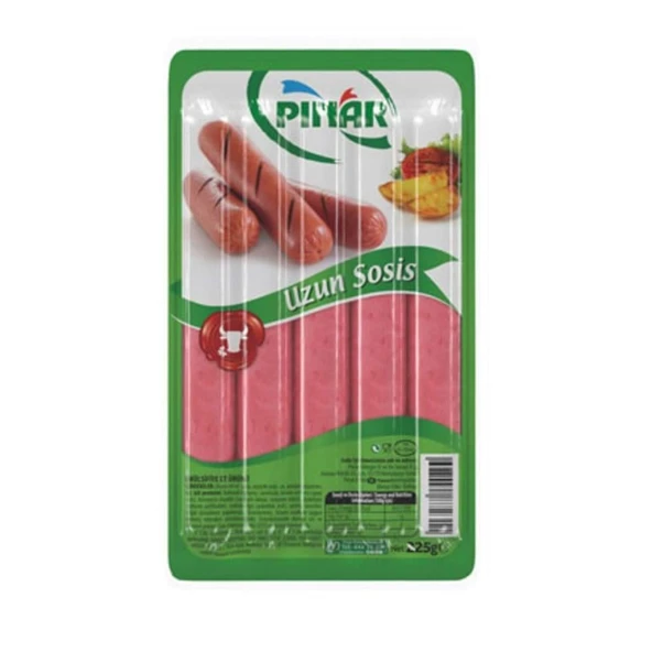 Pınar Dana Sosis Soyulmuş Uzun 225 gr ürün görseli 1