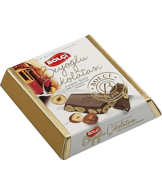 Bolçi Beyoğşu Fındıklı Sütlü Çikolata 60 gr ürün görseli 1