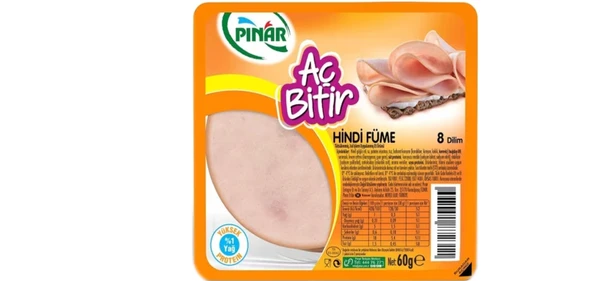 Pınar Aç Bitir Hindi Füme 60 gr ürün görseli 1