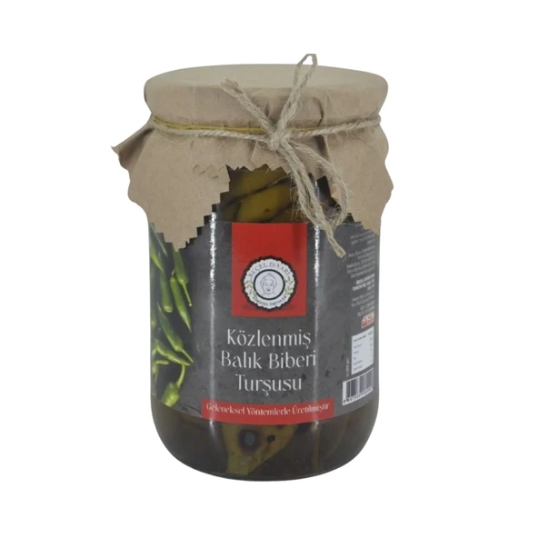 Reçel Diyarı Közlenmiş Balık Biberi Turşusu 660 gr 1 ADET ürün görseli 1