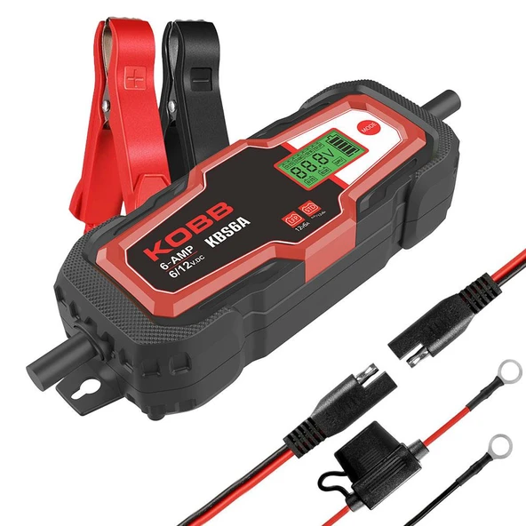 KOBB KBS6A 6/12V 150A Dijital Akü Şarj / Akü Bakım / Desülfatör ve Power Supply ürün görseli 1