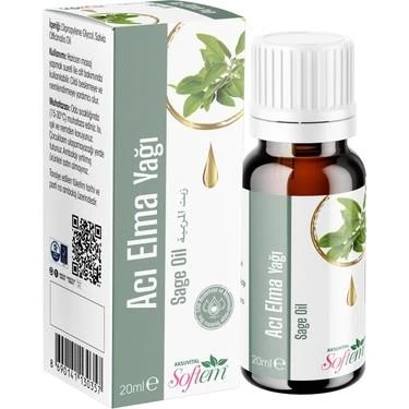 Softem Adaçayı(Acı Elma) Yağı 20 ml ürün görseli 1