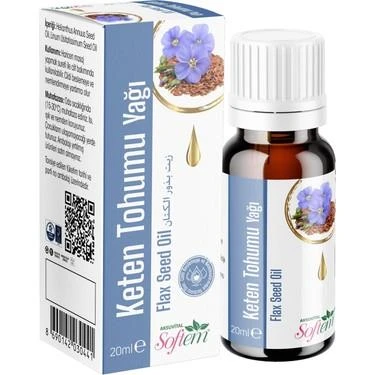 Softem Keten Tohumu Yağı 20 ml ürün görseli 1