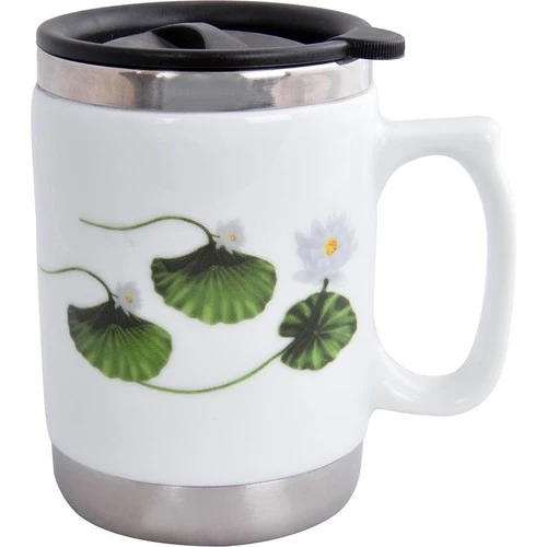 Andoutdoor AND30HP Içi Çelik Dışı Desenli Seramik Kupa Mug ürün görseli 1