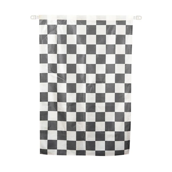 Cankurtaran Bayrağı (Siyah&Beyaz Küçük Damalı 75x100) ürün görseli 1