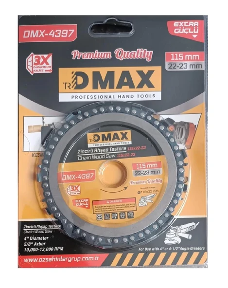 Dmax 4397 Zincirli Ahşap Testere 115x22-23mm ürün görseli 1