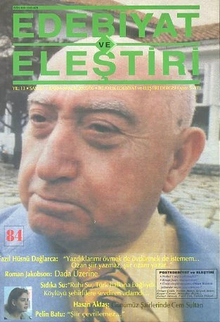 Edebiyat ve Eleştiri 84 Kasım Aralık 2005 ürün görseli 1