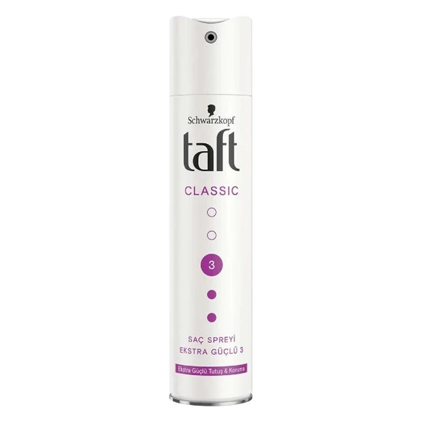 Taft Saç Spreyi 3-Classic Güçlü Tutuş 250ml ürün görseli 1