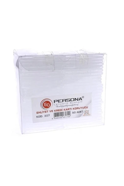 Persona 307 Ehliyet Ve Kredi Kartı Kabı 50 Li (1 Paket 50 Adet) ürün görseli 1