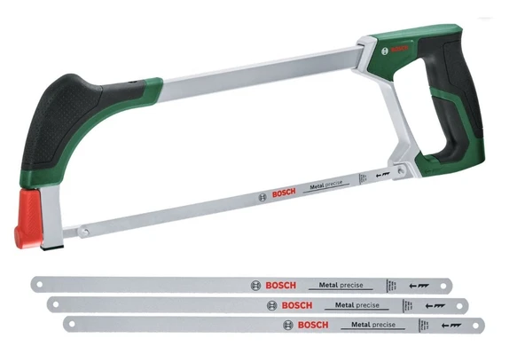 BOSCH Universal 300 mm Demir Testere Kolu 3 Yedek Testereli (1600A033BK) ürün görseli 1