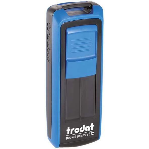 Trodat Cep Kaşe P4 47x18 MM Mavi Mavi Keçe 9512 ürün görseli 1
