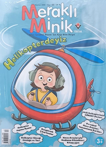 Meraklı Minik Dergi Haziran 2025 (3-6 yaş) ürün görseli 1