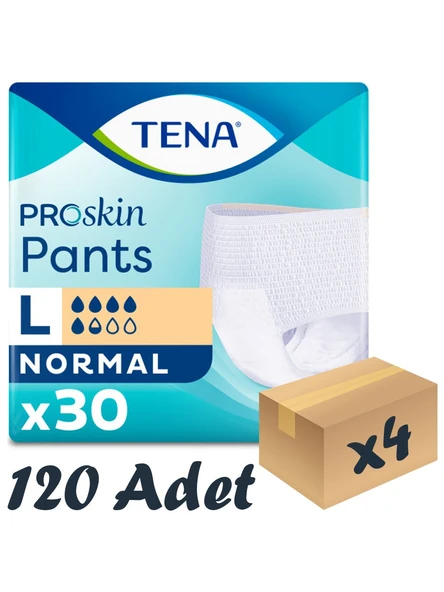 Tena Proskin Pants Normal Emici Külot Büyük Boy L 30'lu 4 Adet Hasta Bezi ürün görseli 1