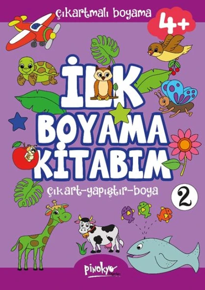 Çıkartmalı İlk Boyama Kitabım 4+ Yaş-2 ürün görseli 1