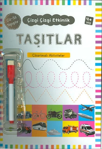 Çizgi Çizgi Etkinlik - Taşıtlar (4+ Yaş) ürün görseli 1
